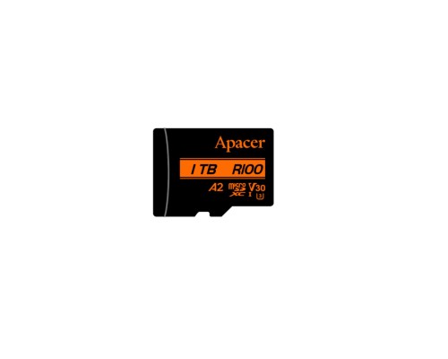 microSDXC (UHS-1 U3) Apacer A2 1TB class 10 V30 (R100MB/s, W80MB/s) (adapter SD) (AP1TBMCSX10U8-R) microSDXC (UHS-1 U3) Apacer A2 1TB class 10 V30 (R100MB/s, W80MB/s) (adapter SD) (AP1TBMCSX10U8-R)