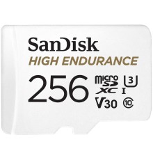 Карта пам'яті microSDXC (UHS-1 U3) SanDisk High Endurance 256Gb class 10 V30 (100Mb/s) (adapterSD) (SDSQQNR-256G-GN6IA)