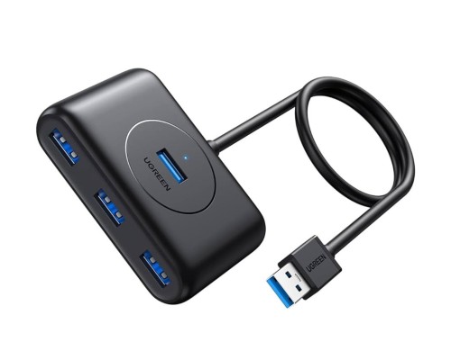 Хаб UGREEN CR113 USB 3.0 Hub  1m (Black) (UGR-20291) (UGR-20291)