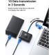 Хаб UGREEN CR113 USB 3.0 Hub  1m (Black) (UGR-20291) (UGR-20291)