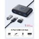 Хаб UGREEN CR113 USB 3.0 Hub  1m (Black) (UGR-20291) (UGR-20291)