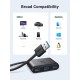 Хаб UGREEN CR113 USB 3.0 Hub  1m (Black) (UGR-20291) (UGR-20291)