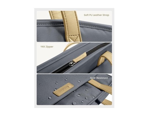 Сумка Tomtoc Versatile-T23 Laptop Tote Bag Grayish Blue 16 Inch/18L (T23L1B1) (T23L1B1) Сумка Tomtoc Versatile-T23 Laptop Tote Bag Grayish Blue 16 Inch/18L (T23L1B1) (T23L1B1)
