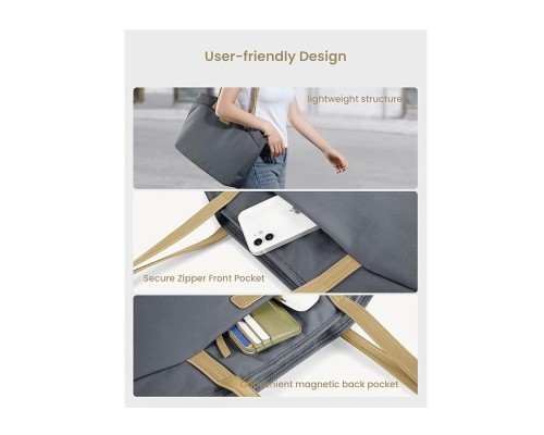 Сумка Tomtoc Versatile-T23 Laptop Tote Bag Grayish Blue 16 Inch/18L (T23L1B1) (T23L1B1) Сумка Tomtoc Versatile-T23 Laptop Tote Bag Grayish Blue 16 Inch/18L (T23L1B1) (T23L1B1)