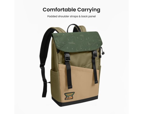 Рюкзак Tomtoc Slash-T64 Flip Laptop Backpack Green 15.6 Inch/18L (T64M1T1GC) (T64M1T1GC) Рюкзак Tomtoc Slash-T64 Flip Laptop Backpack Green 15.6 Inch/18L (T64M1T1GC) (T64M1T1GC)