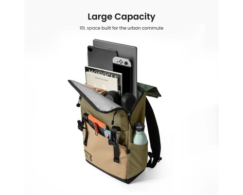Рюкзак Tomtoc Slash-T64 Flip Laptop Backpack Green 15.6 Inch/18L (T64M1T1GC) (T64M1T1GC) Рюкзак Tomtoc Slash-T64 Flip Laptop Backpack Green 15.6 Inch/18L (T64M1T1GC) (T64M1T1GC)
