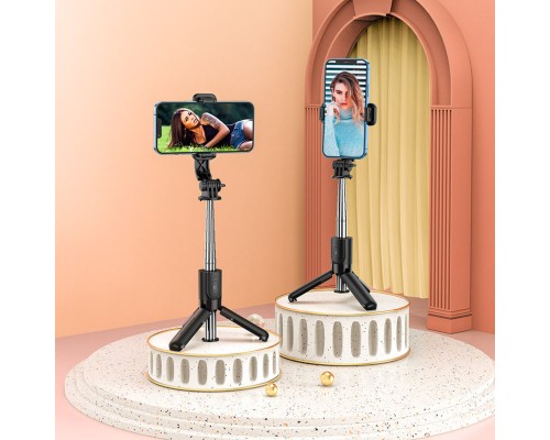 Селфі-монопод HOCO K17 Figure mini live broadcast stand Black (6931474762450) Селфі-монопод HOCO K17 Figure mini live broadcast stand Black (6931474762450)