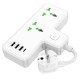 Мережевий подовжувач HOCO AC11A Voyage 2-position expansion socket(1C3A) White (6942007607063 )