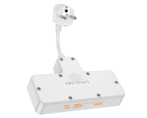 Мережевий подовжувач HOCO AC11A Voyage 2-position expansion socket(1C3A) White (6942007607063 ) Мережевий подовжувач HOCO AC11A Voyage 2-position expansion socket(1C3A) White (6942007607063 )