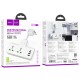 Мережевий подовжувач HOCO AC11A Voyage 2-position expansion socket(1C3A) White (6942007607063 )