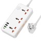 Мережевий подовжувач HOCO AC8A Storm 3-position socket(PD30W/1C3A) White (6942007600101 )