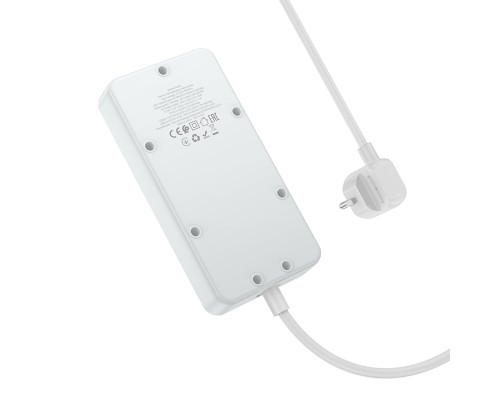 Мережевий подовжувач HOCO AC8A Storm 3-position socket(PD30W/1C3A) White (6942007600101 ) Мережевий подовжувач HOCO AC8A Storm 3-position socket(PD30W/1C3A) White (6942007600101 )