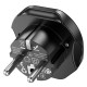 Мережевий зарядний пристрій HOCO AC6 Unimpeded universal conversion plug Black (6931474791511)