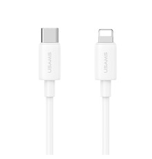 Кабель Usams SJ712 Type-C To Lightning 30W Fast Charging Data Cable white (SJ712USB02)