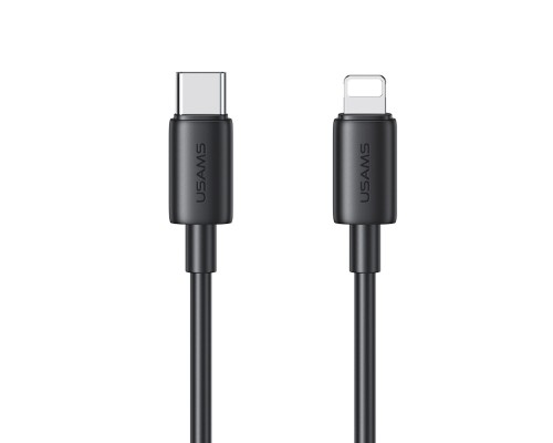Кабель Usams SJ712 Type-C To Lightning 30W Fast Charging Data Cable black (SJ712USB01) Кабель Usams SJ712 Type-C To Lightning 30W Fast Charging Data Cable black (SJ712USB01)