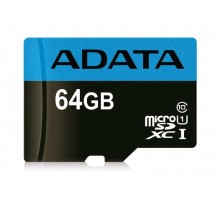 Карта пам'яті ADATA 64GB microSD class 10 UHS-I A1 Premier (AUSDX64GUICL10A1-RA1) 