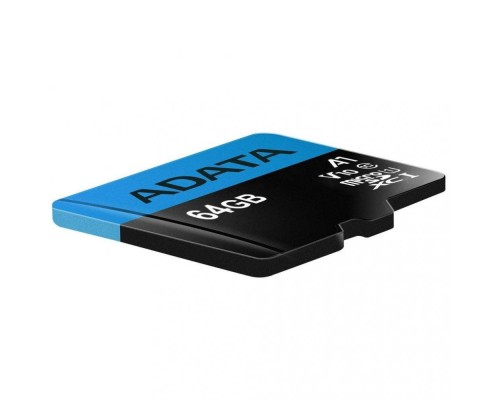 Карта пам'яті ADATA 64GB microSD class 10 UHS-I A1 Premier (AUSDX64GUICL10A1-RA1) 