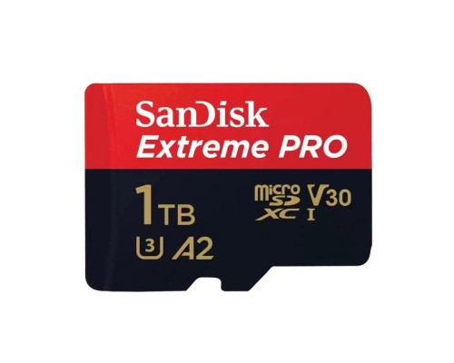 Карта пам'яті SanDisk 1 TB microSDXC UHS-I U3 Extreme Pro+SD Adapter (SDSQXCD-1T00-GN6MA) 