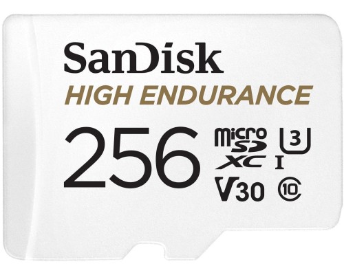 Карта пам'яті SanDisk 256GB microSD class 10 UHS-I U3 V30 High Endurance (SDSQQNR-256G-GN6IA) 