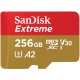 Карта пам'яті SanDisk 256GB microSD class 10 UHS-I U3 Extreme (SDSQXAV-256G-GN6MA) 