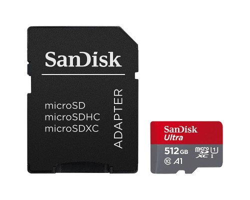 Карта пам'яті SanDisk 512GB microSDXC class 10 UHS-I Ultra (SDSQUAC-512G-GN6MA) 