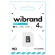 Карта пам'яті Wibrand 4GB mictoSD class 4 (WICDC4/4GB) 