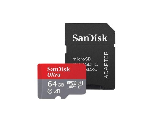 Карта пам'яті SanDisk 64GB microSD Class 10 A1 R-140 (SDSQUAB-064G-GN6IA) 
