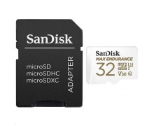 microSDHC (UHS-1 U3) SanDisk Max Endurance 32Gb class 10 V30 (100Mb/s) (adapterSD) (SDSQQVR-032G-GN6IA) 