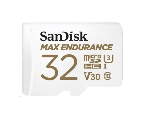 microSDHC (UHS-1 U3) SanDisk Max Endurance 32Gb class 10 V30 (100Mb/s) (adapterSD) (SDSQQVR-032G-GN6IA) 