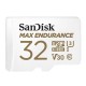 microSDHC (UHS-1 U3) SanDisk Max Endurance 32Gb class 10 V30 (100Mb/s) (adapterSD) (SDSQQVR-032G-GN6IA) 