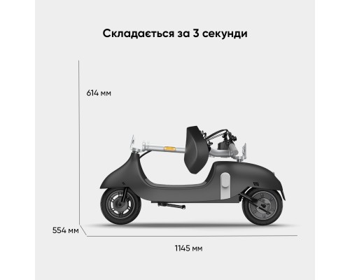 Електросамокат OKAI Ceetle PRO EA10C 10 900 Вт 10.4 Ah Black (EA10C-B)