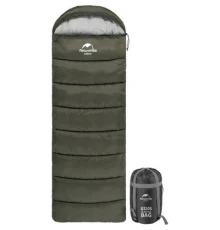 Спальний мішок Naturehike U150 NH20MSD07 Green Right (6927595764398-R)