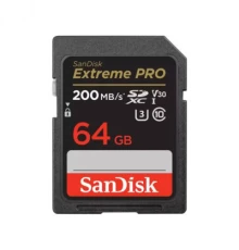 Карта пам'яті SanDisk 64GB SD class 10 UHS-I U3 V30 Extreme PRO (SDSDXXU-064G-GN4IN) 