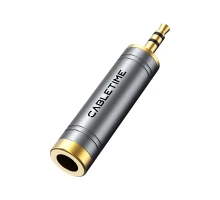 Перехідник 3.5mm M to 6.35mm F Cabletime (CA915132)