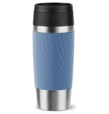 Термокружка Tefal Travel Mug Classic Twist, 360мл, нержавіюча сталь, блакитний (N2024510)