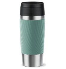 Термокружка Tefal Travel Mug Classic Twist, 360мл, нержавіюча сталь, зелений (N2024310)