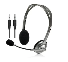Навушники Logitech H110 Stereo Headset with 2*3pin jacks (981-000271)