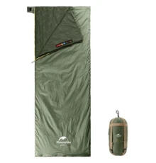 Спальний мішок Naturehike Summer надлегкий LW180 NH21MSD09 L (15C) XL Green (6927595777961-L)