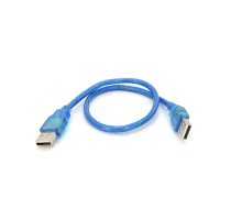 Дата кабель USB 2.0 AM/AM 0.3m blue Ritar (YT-AM/AM-0.3TBL)