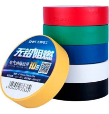 Ізоляційна стрічка CHNT 0.16мм*18мм*10м Blue, 600v, temp -5°С/+ 80°С, 10 шт. (0,16мм*18мм*10м-Bl)