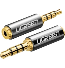 Перехідник 3.5mm M to 2.5mm F black Ugreen (20502)