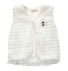 Жилет дитячий Breeze зі штучного хутра (8026-86G-cream)