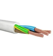 Кабель силовий ЗЗКМ 3х2.5 кв.мм гибкий, 100м (ПВС 3x2,5 ECG)