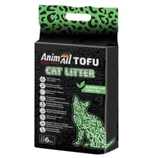 Наповнювач для туалету AnimAll Тофу Соєвий грудкувальний з ароматом зеленого чаю 2.6 кг (6 л) (4820224500355)