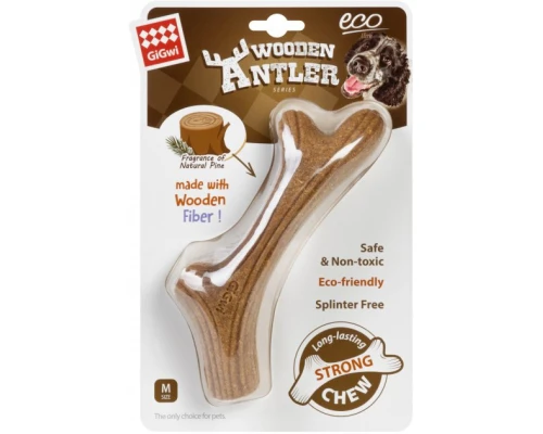 Іграшка для собак GiGwi Wooden Antler Ріг жувальний М (2342) 