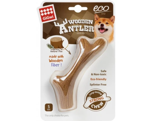 Іграшка для собак GiGwi Wooden Antler Ріг жувальний S (2340) 