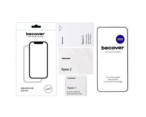 Скло захисне BeCover 10D Xiaomi Redmi 15 Black (713906)
