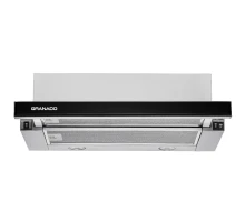 Витяжка кухонна GRANADO Telde 603-700 inox black glass (GCH16371)