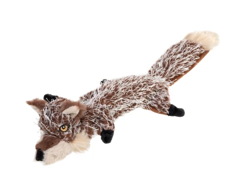 Іграшка для собак GiGwi Plush Вовк з пискавками 37 см (75325) 