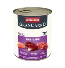 Консерви для собак Animonda GranCarno Adult Beef + Lamb 800 г (4017721827423)